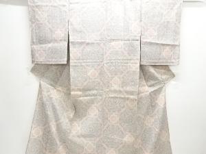 花蜀江文織り出し夏十日町紬着物